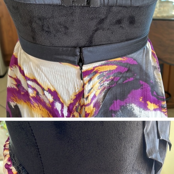 EUC Bebe silk dress size S - Picture 6 of 16